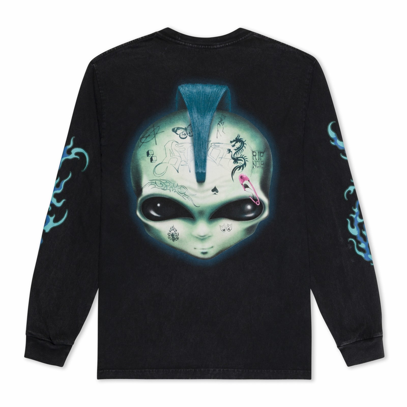 Squabble Up Long Sleeve (Black Wash) - Ripndip