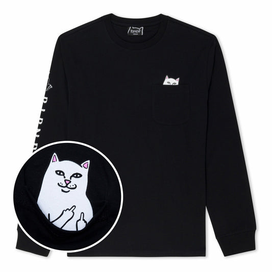 Lord Nermal Pocket L/S (Black) - Ripndip - Ripndip