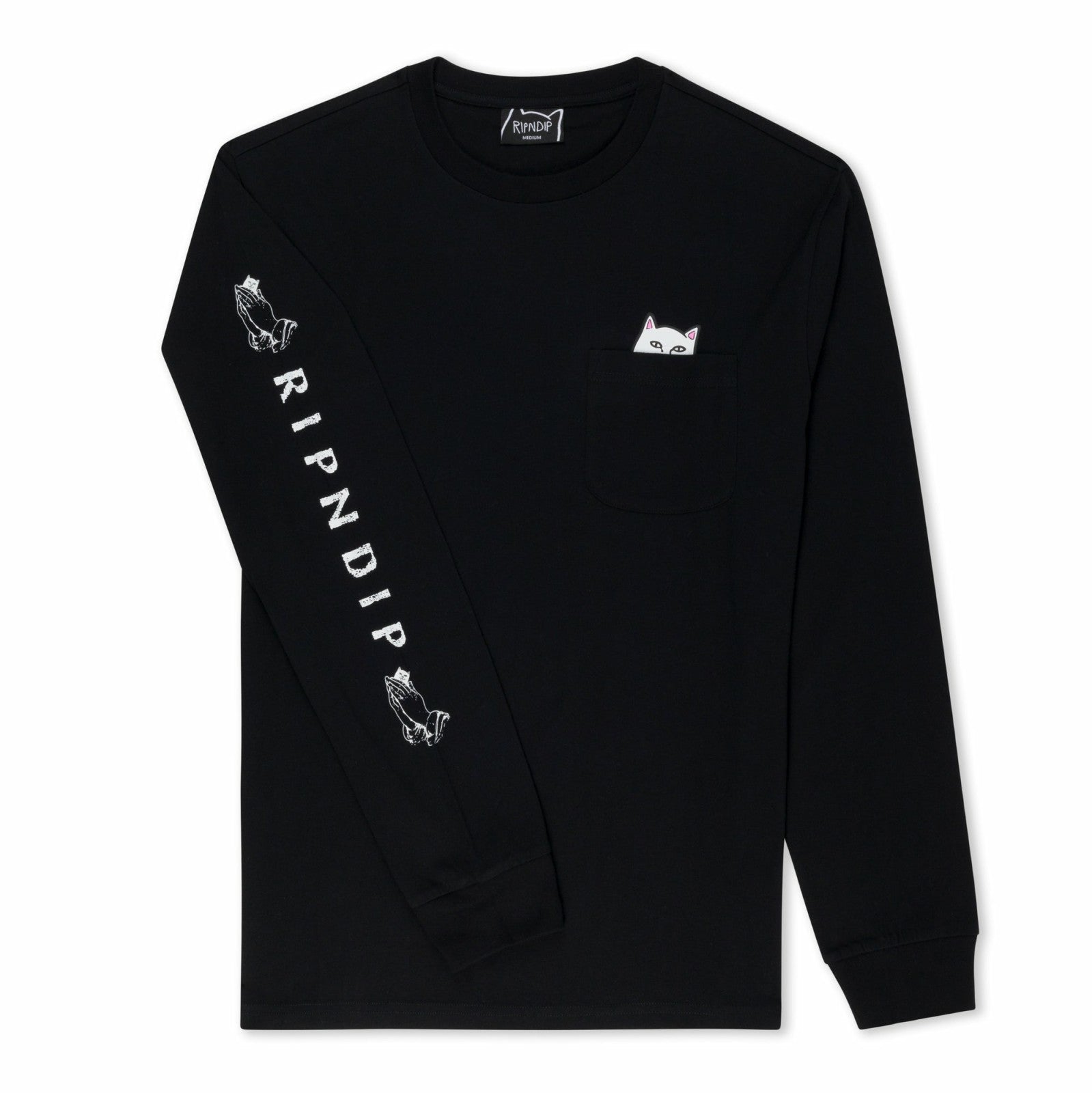 Lord Nermal Pocket L/S (Black) - Ripndip - Ripndip