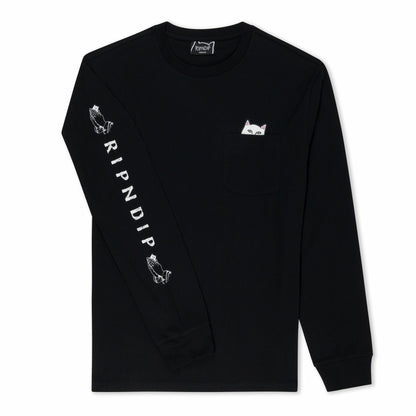 Lord Nermal Pocket L/S (Black) - Ripndip - Ripndip