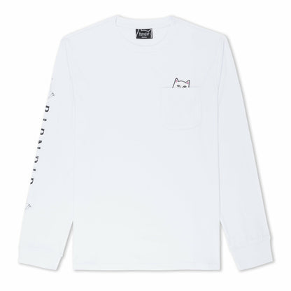 Lord Nermal L/S Pocket Tee (White) - Ripndip