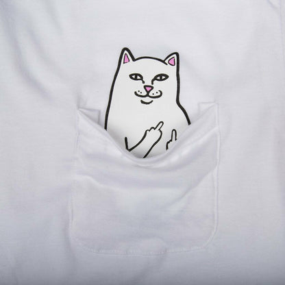 Lord Nermal L/S Pocket Tee (White) - Ripndip