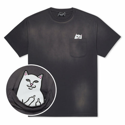 Lord Nermal Pocket Tee (Charcoal Vintage Wash) - Ripndip