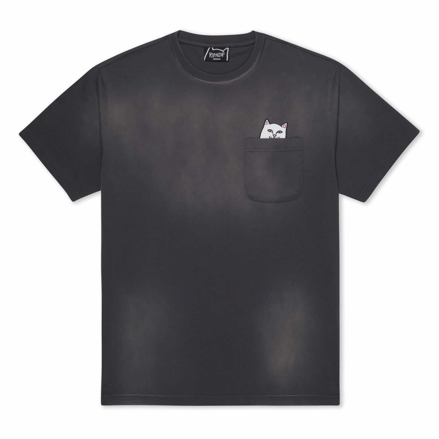 Lord Nermal Pocket Tee (Charcoal Vintage Wash) - Ripndip