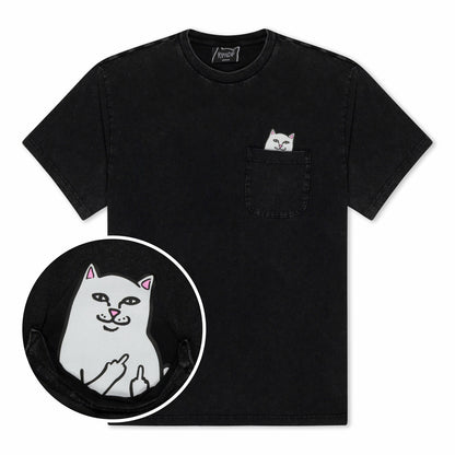 Lord Nermal Pocket Tee (Black Vintage Wash) - Ripndip