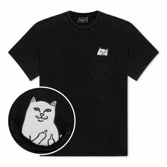 Lord Nermal Pocket Tee (Black Vintage Wash) - Ripndip