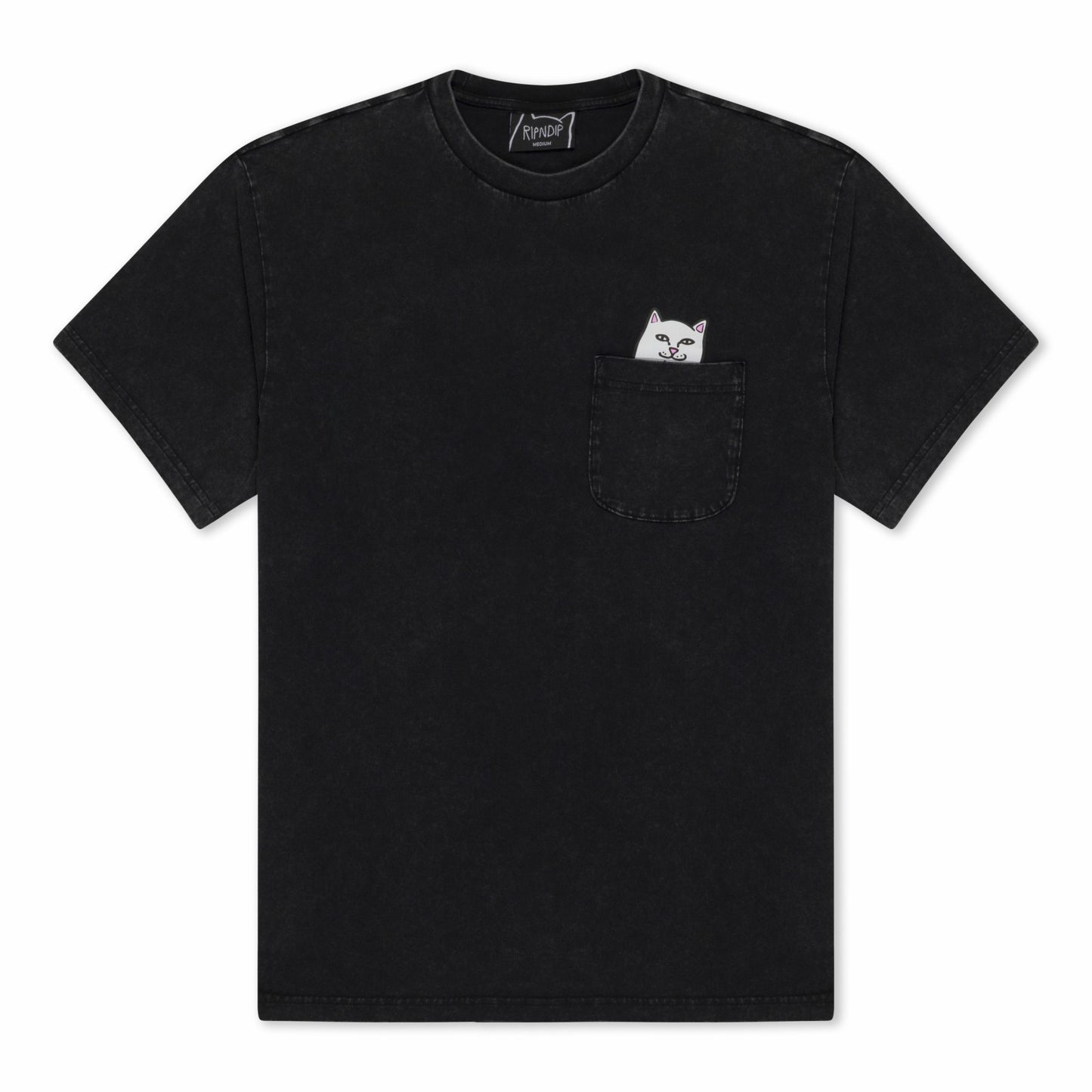 Lord Nermal Pocket Tee (Black Vintage Wash) - Ripndip
