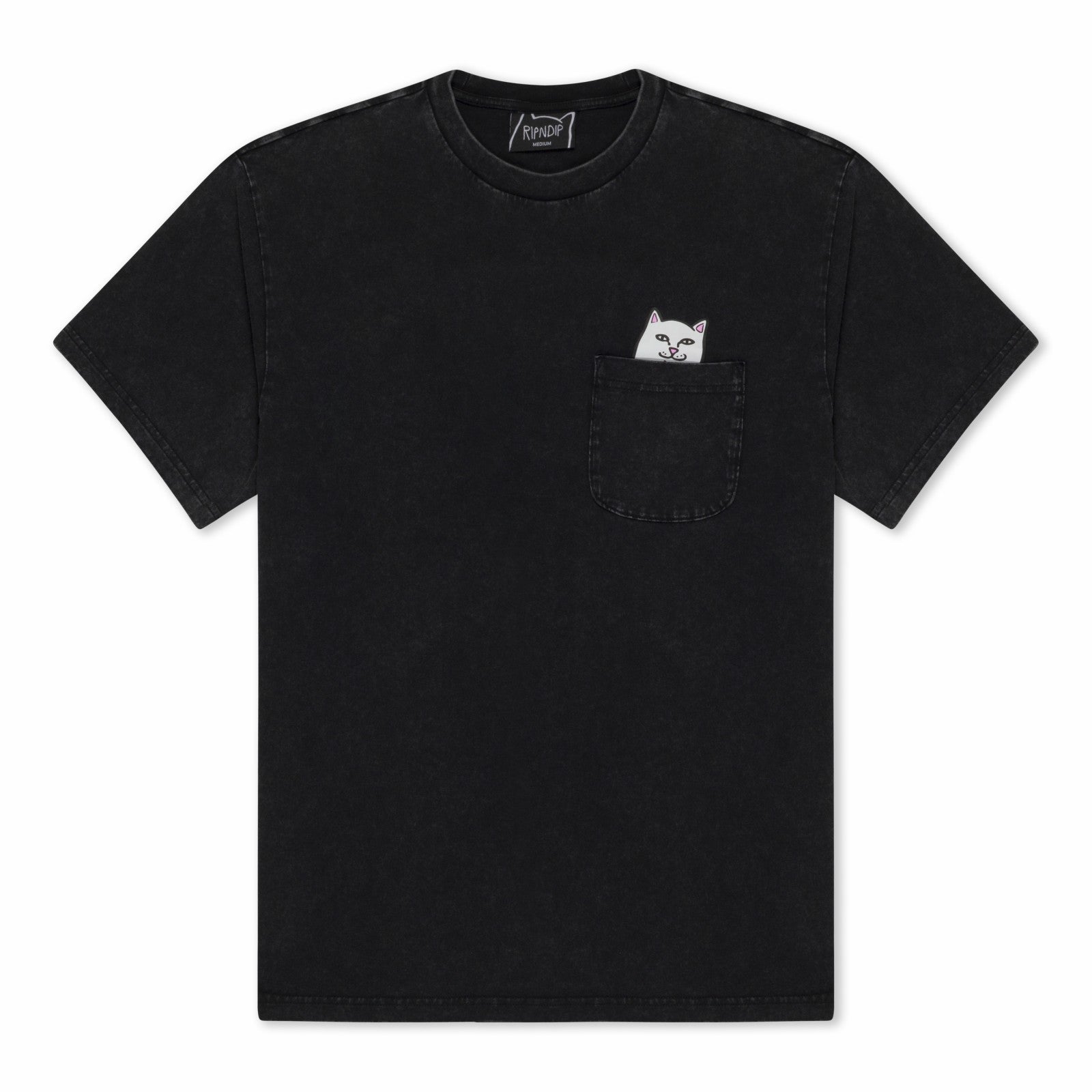 Lord Nermal Pocket Tee (Black Vintage Wash) - Ripndip