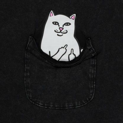 Lord Nermal Pocket Tee (Black Vintage Wash) - Ripndip