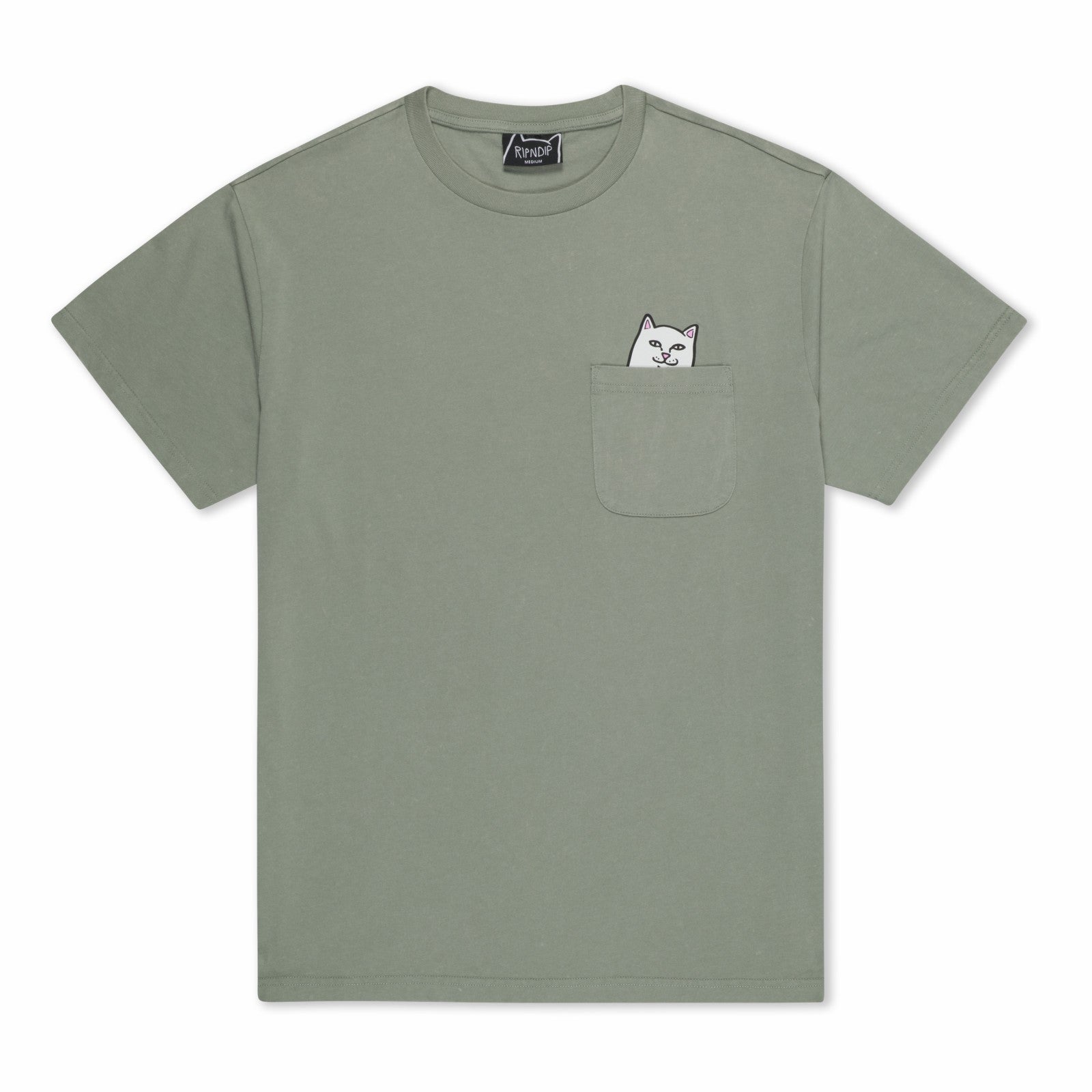 Lord Nermal Pocket Tee (Sage Vintage Wash) - Ripndip