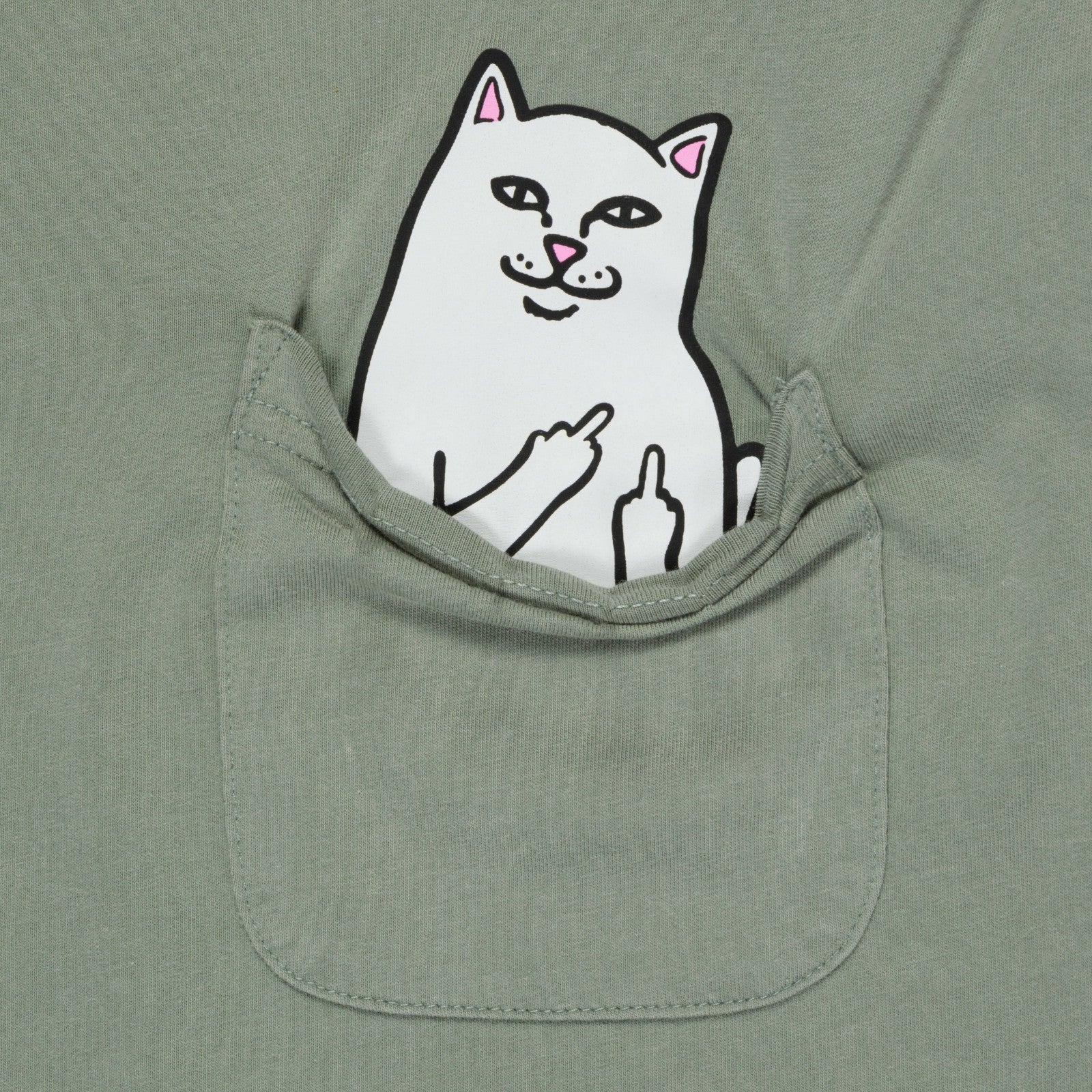 Lord Nermal Pocket Tee (Sage Vintage Wash) - Ripndip