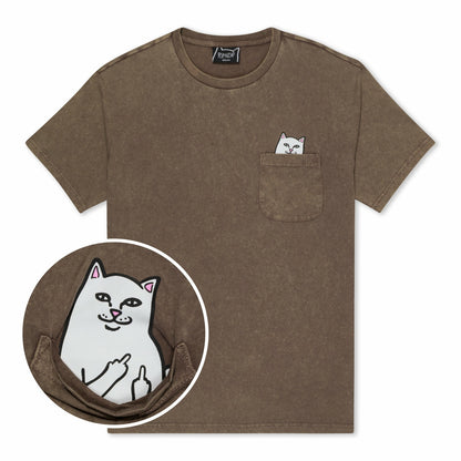 Lord Nermal Pocket Tee (Brown Vintage Wash) - Ripndip