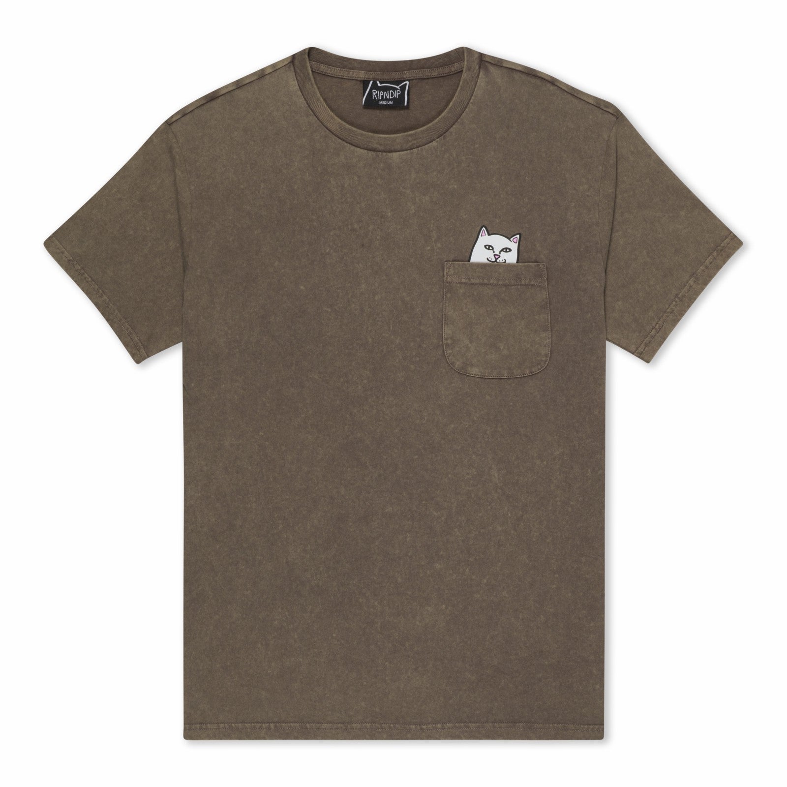 Lord Nermal Pocket Tee (Brown Vintage Wash) - Ripndip