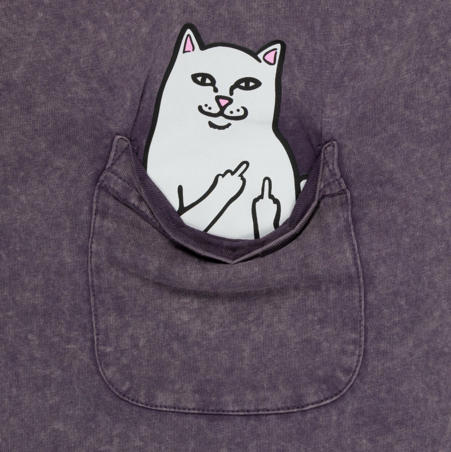 Lord Nermal Pocket Tee (Grape Vintage Wash) - Ripndip