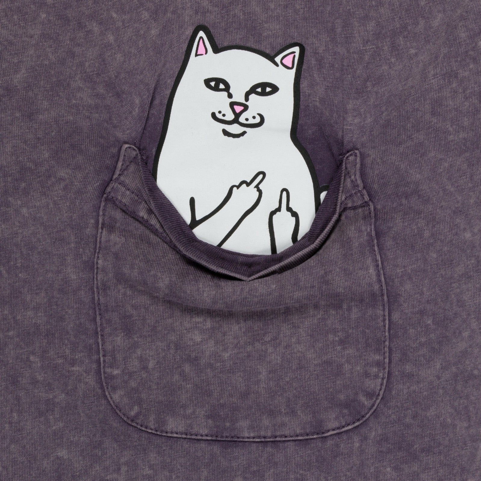 Lord Nermal Pocket Tee (Grape Vintage Wash) - Ripndip