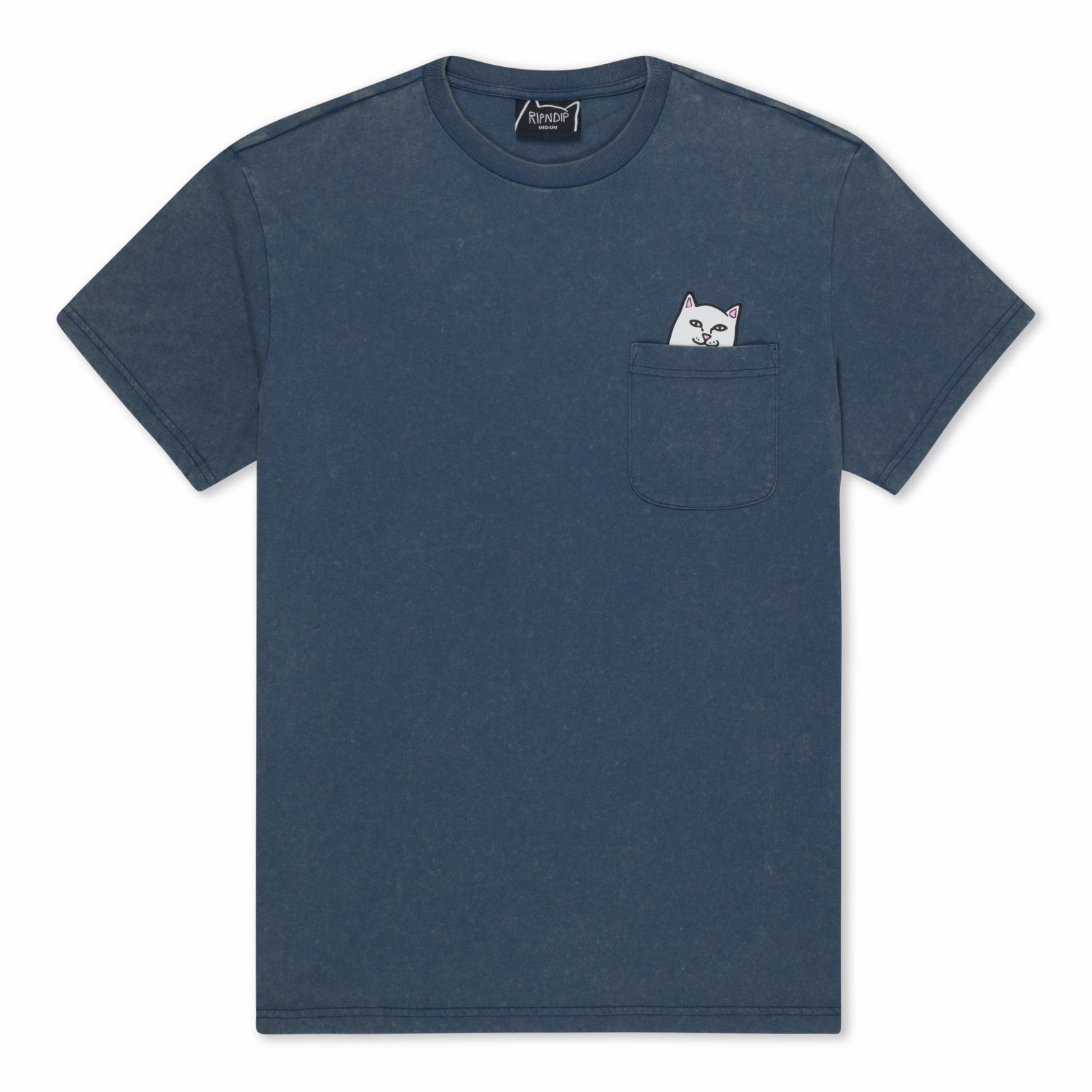Lord Nermal Pocket Tee (Dark Slate Vintage Wash) - Ripndip