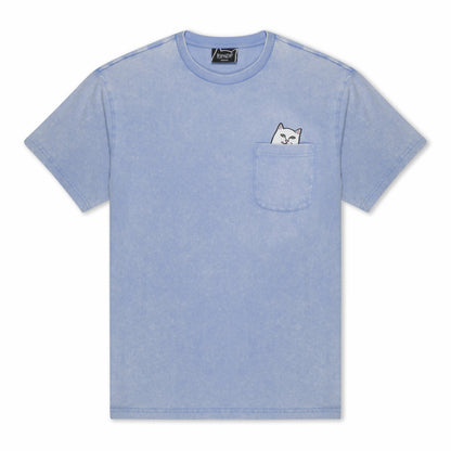 Lord Nermal Pocket Tee (Power Blue Vintage Wash) - Ripndip