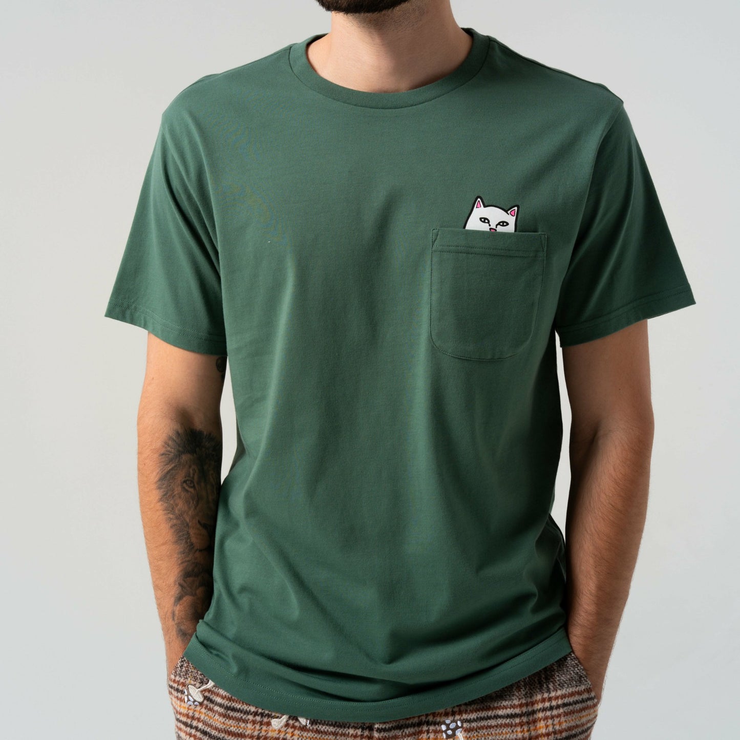 Lord Nermal Pocket Tee (Dark Olive) - Ripndip