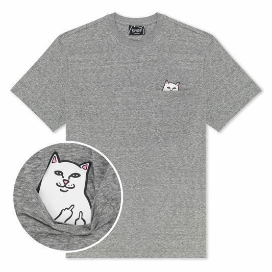 Lord Nermal Pocket Tee (Heather Grey) - Ripndip