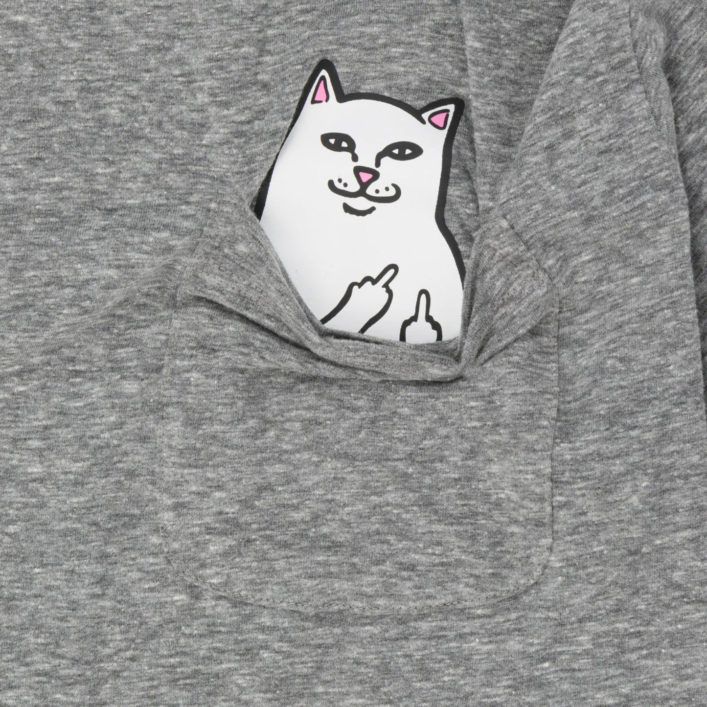 Lord Nermal Pocket Tee (Heather Grey) - Ripndip
