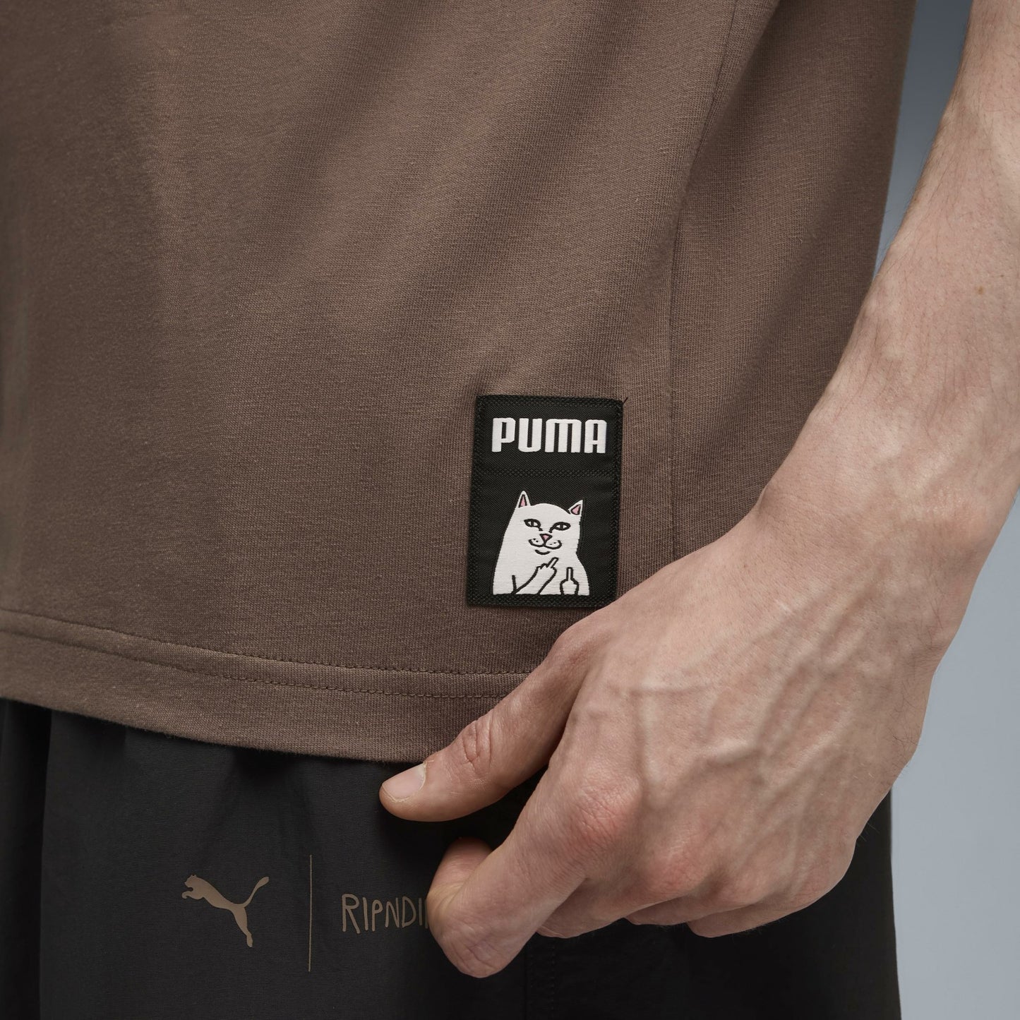 PUMA X RIPNDIP Lord Nermal Pocket Tee (Flat Bronze) - Ripndip