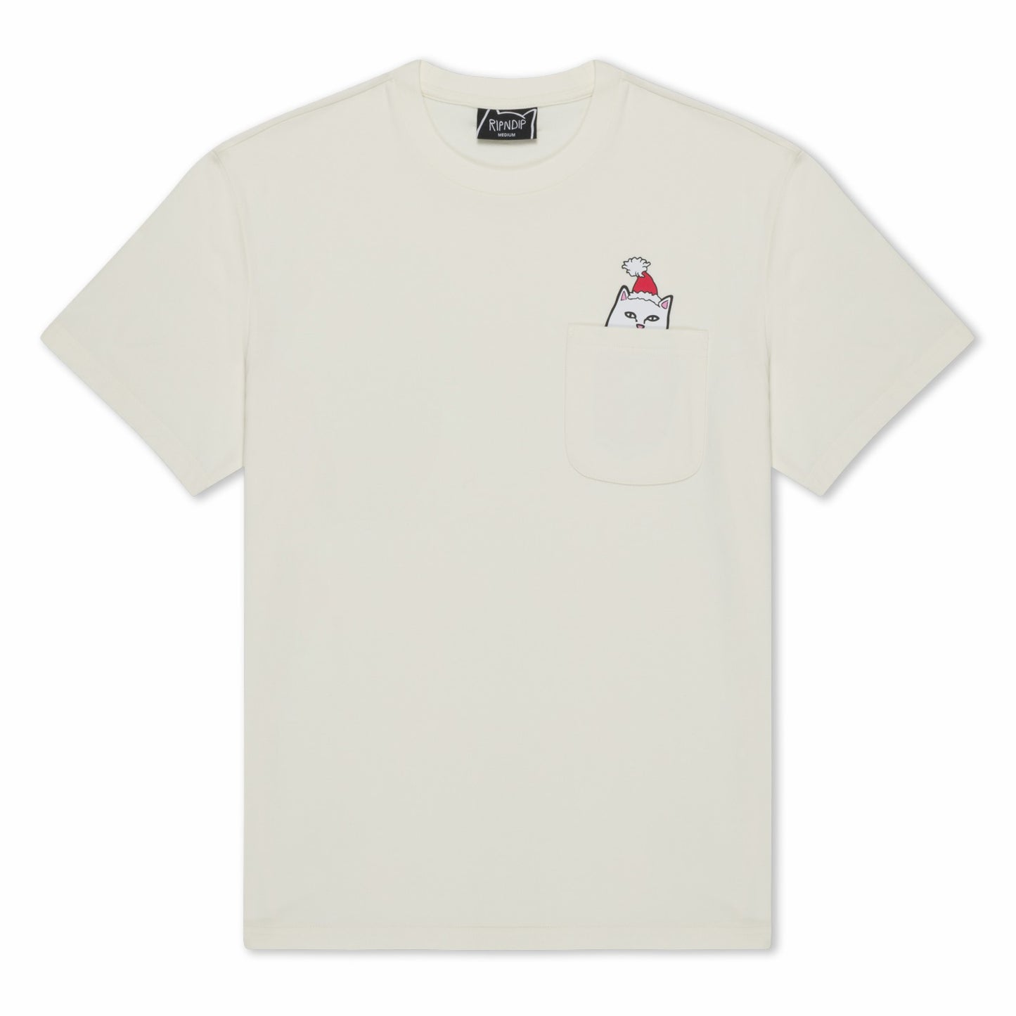 Lord Santa Pocket Tee (Bone) - Ripndip