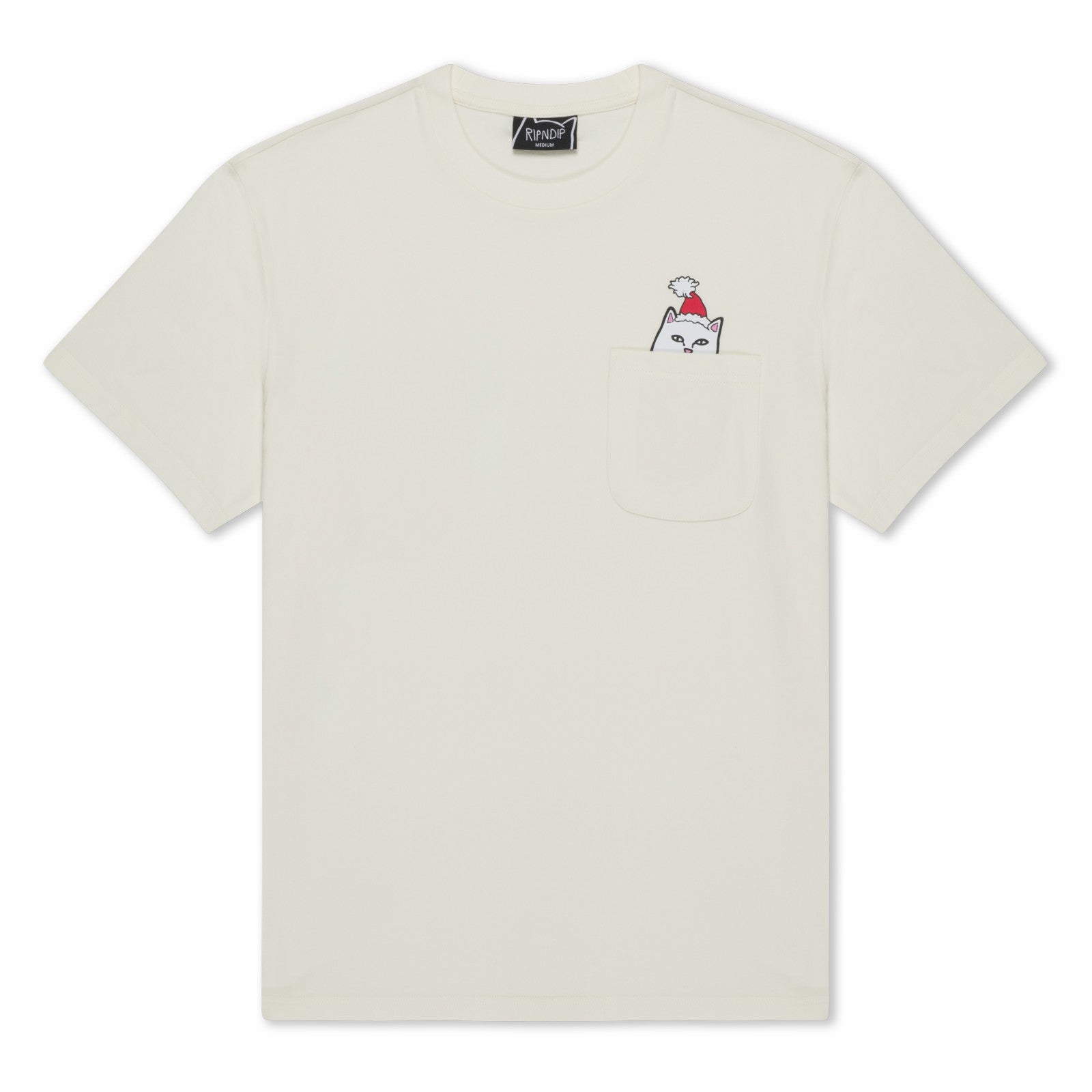 Lord Santa Pocket Tee (Bone) - Ripndip