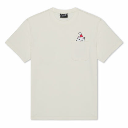 Lord Santa Pocket Tee (Bone) - Ripndip