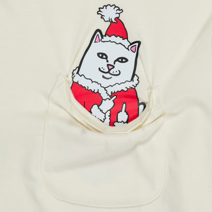 Lord Santa Pocket Tee (Bone) - Ripndip