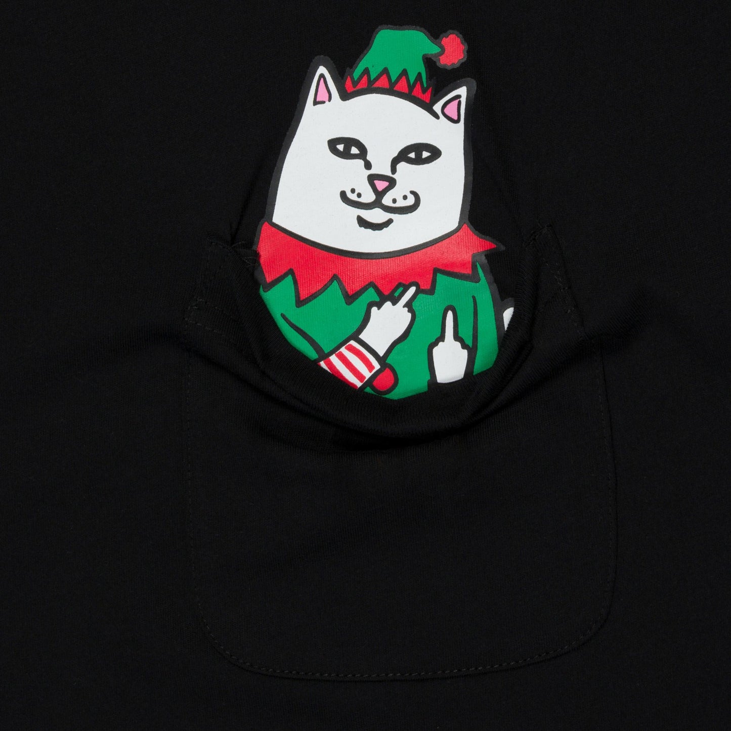 Lord Nermal Elf Pocket Tee (Black) - Ripndip