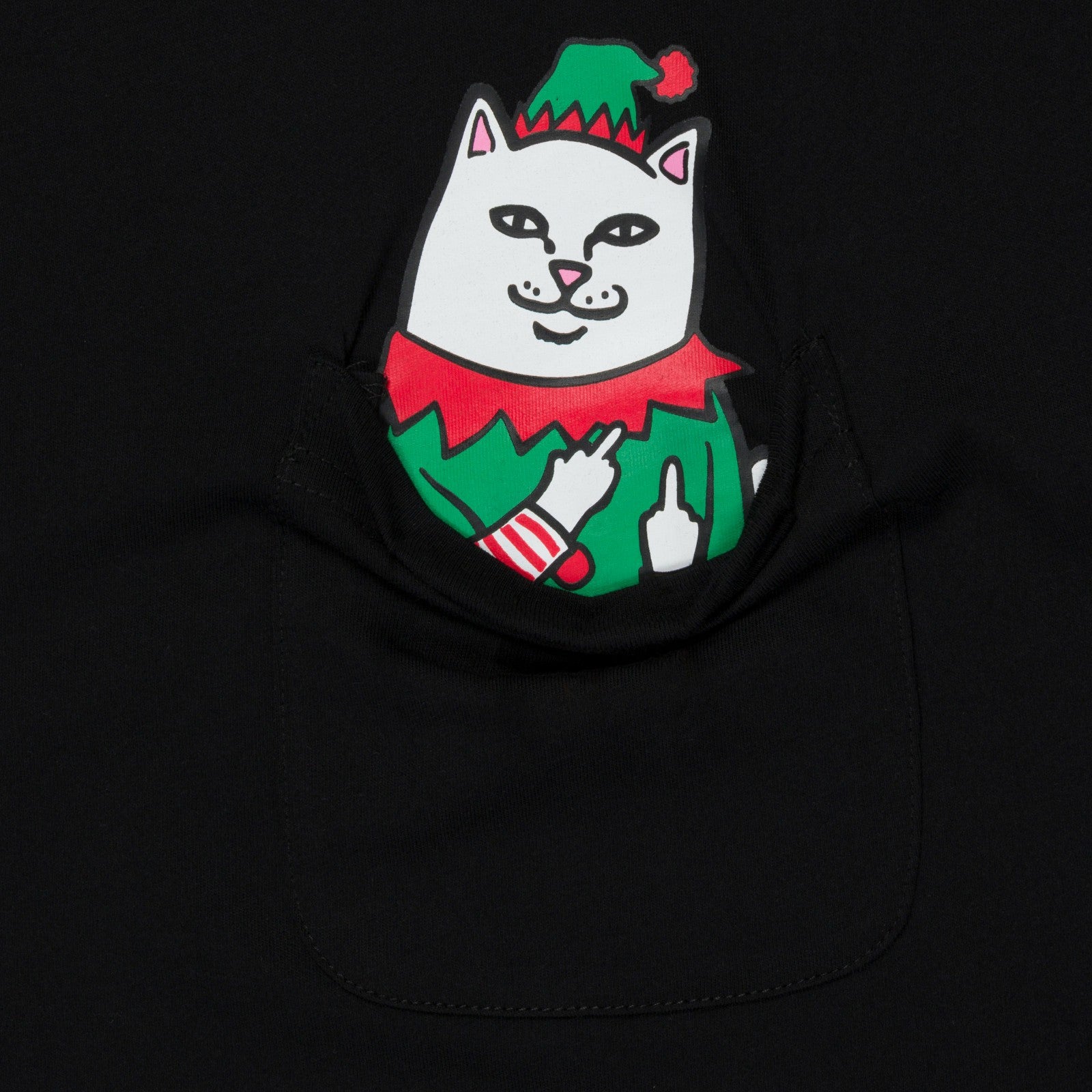 Lord Nermal Elf Pocket Tee (Black) - Ripndip
