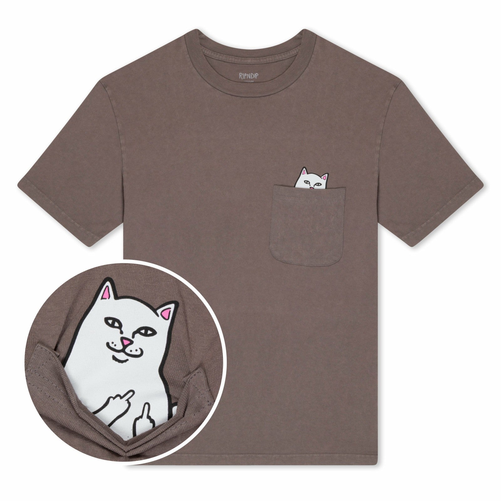 Lord Nermal Pocket Tee (Tan Mineral Wash) - Ripndip