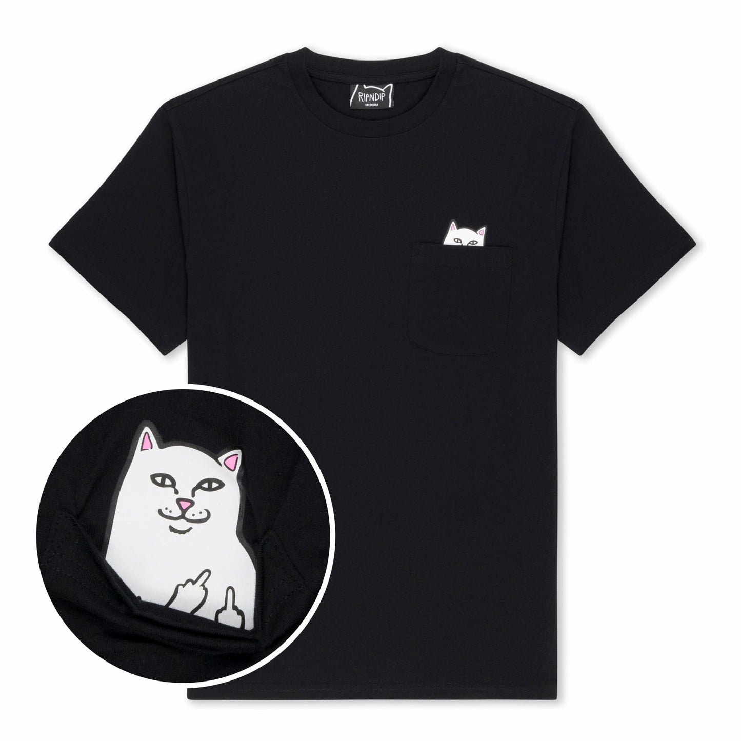 Ripndip - Lord Nermal Pocket Tee (Black) - Ripndip