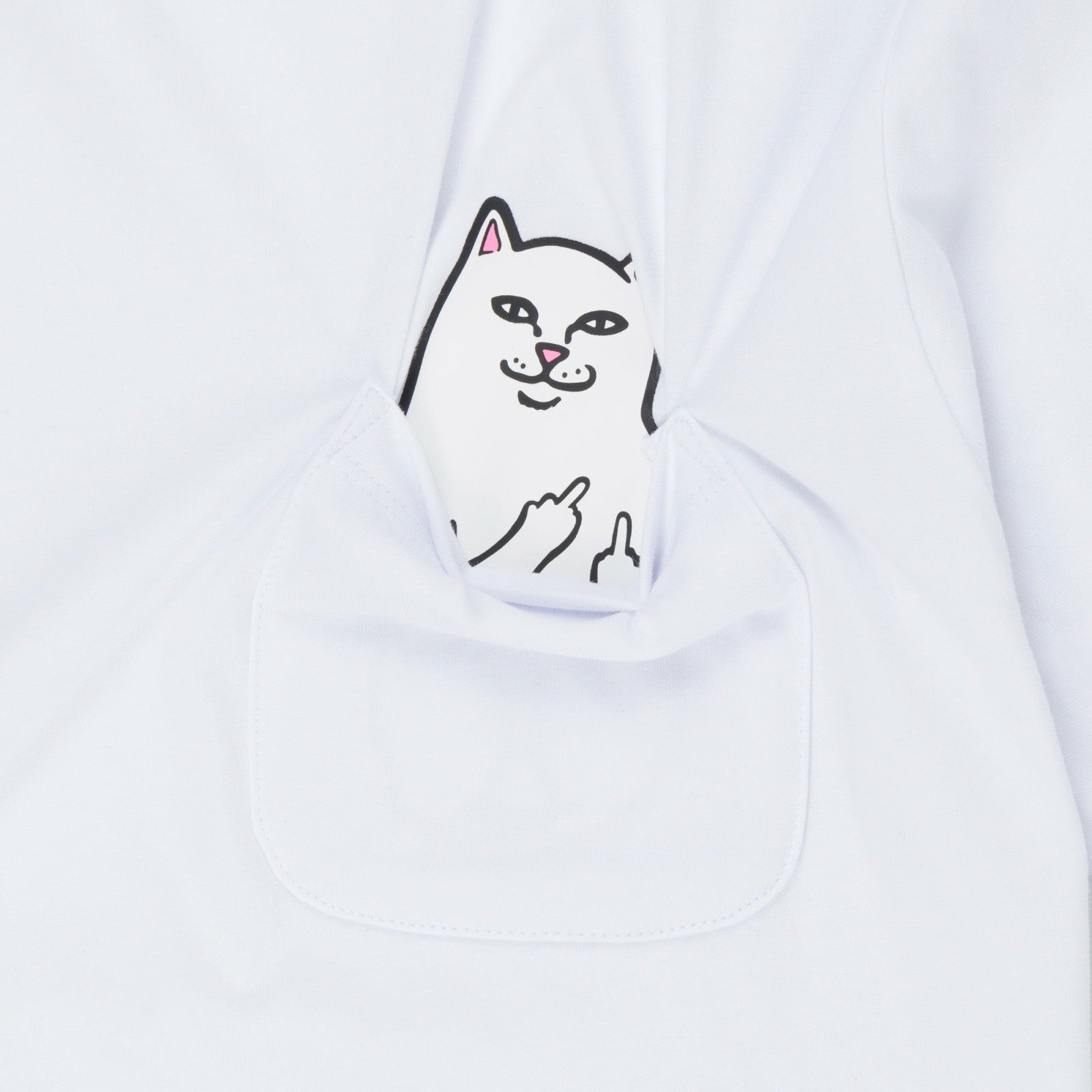 Ripndip - Lord Nermal Pocket Tee (White) - Ripndip