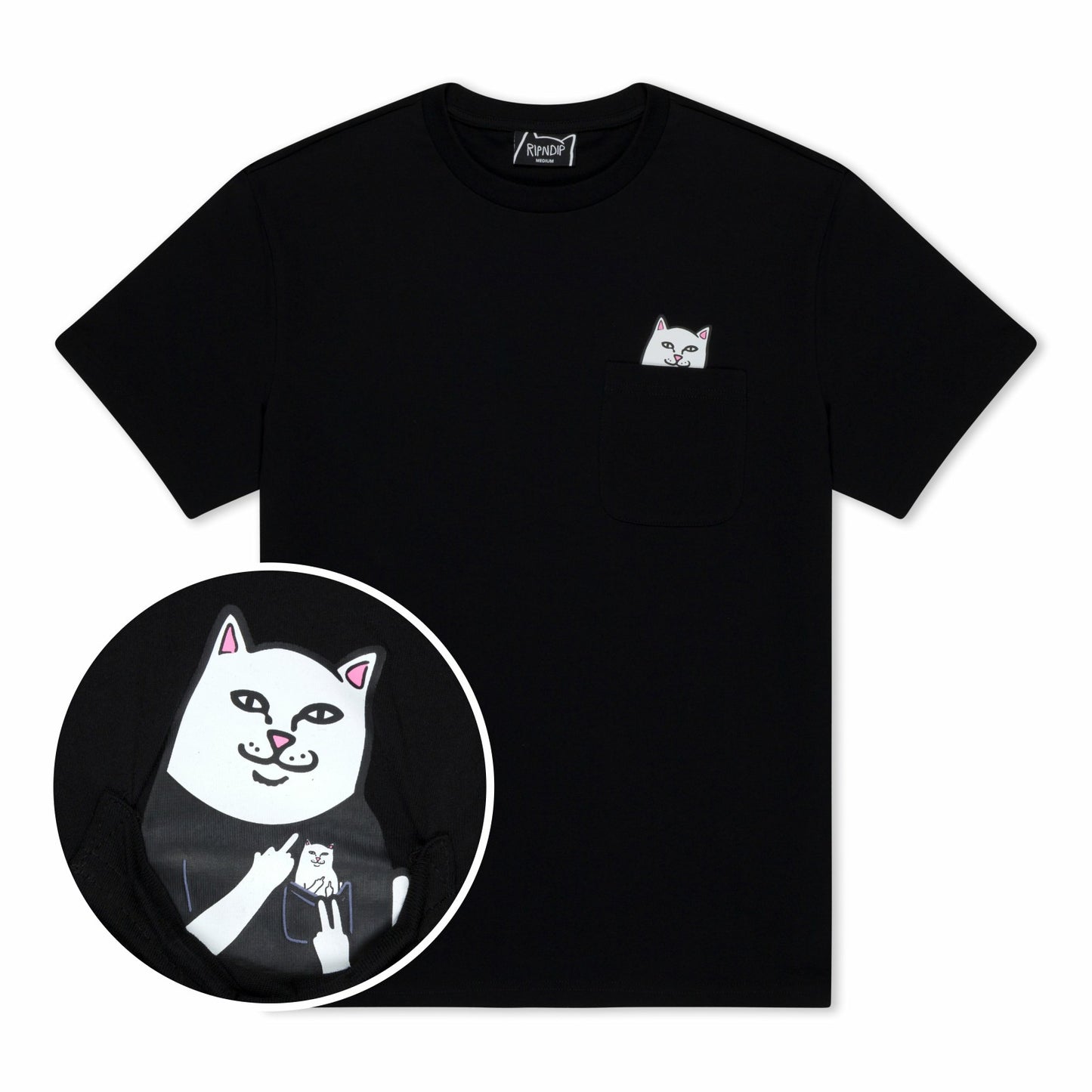 Incepted Lord Nermal Pocket Tee (Black) - Ripndip