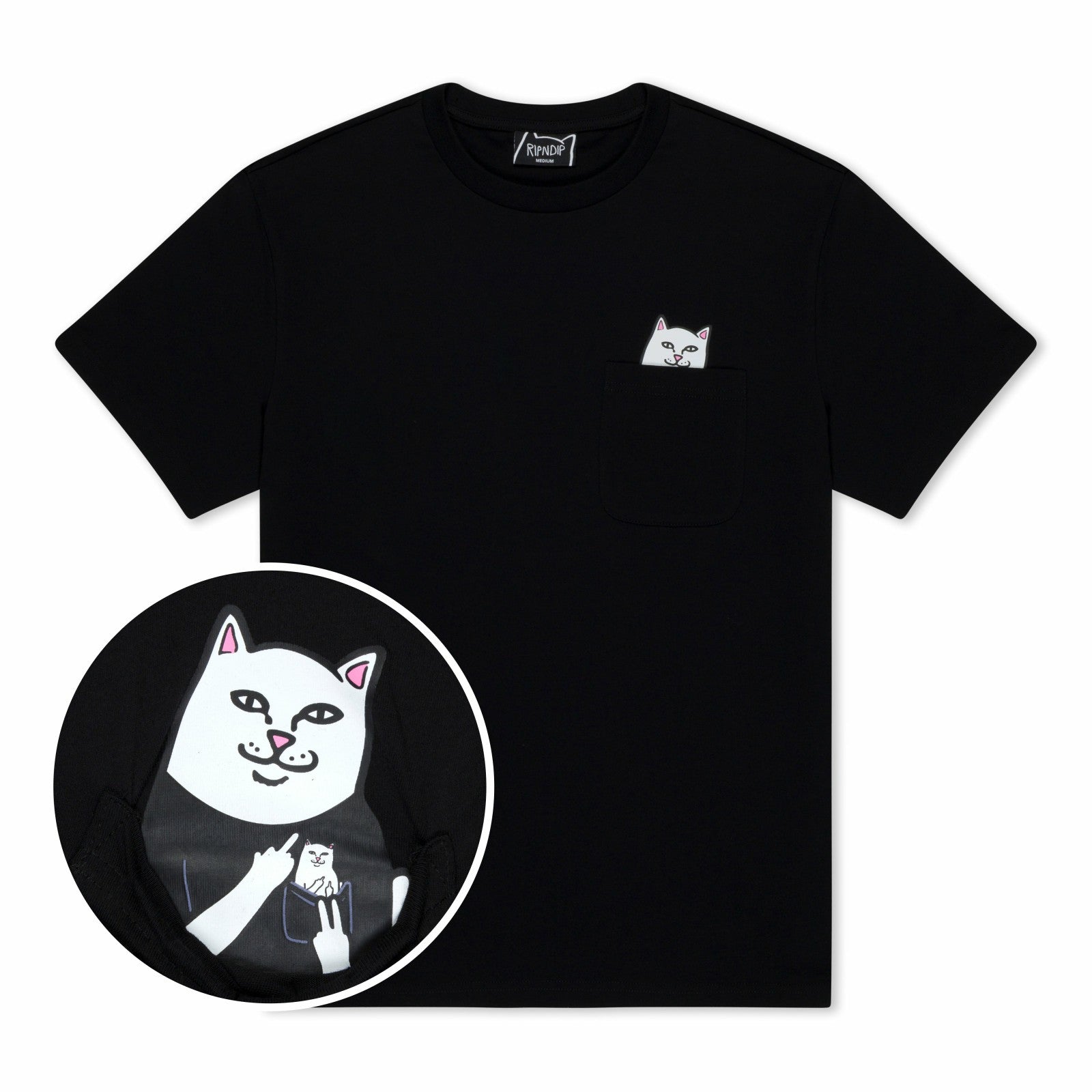 Incepted Lord Nermal Pocket Tee (Black) - Ripndip