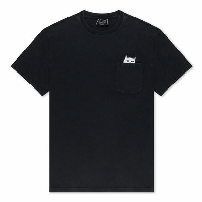 Lord Nermal Pocket tee (Black Mineral Wash) - Ripndip