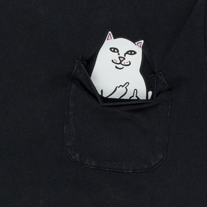 Lord Nermal Pocket tee (Black Mineral Wash) - Ripndip