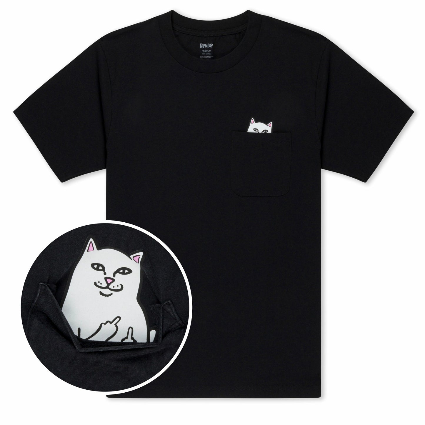 Lord Nermal Pocket Tee (Black) - Ripndip