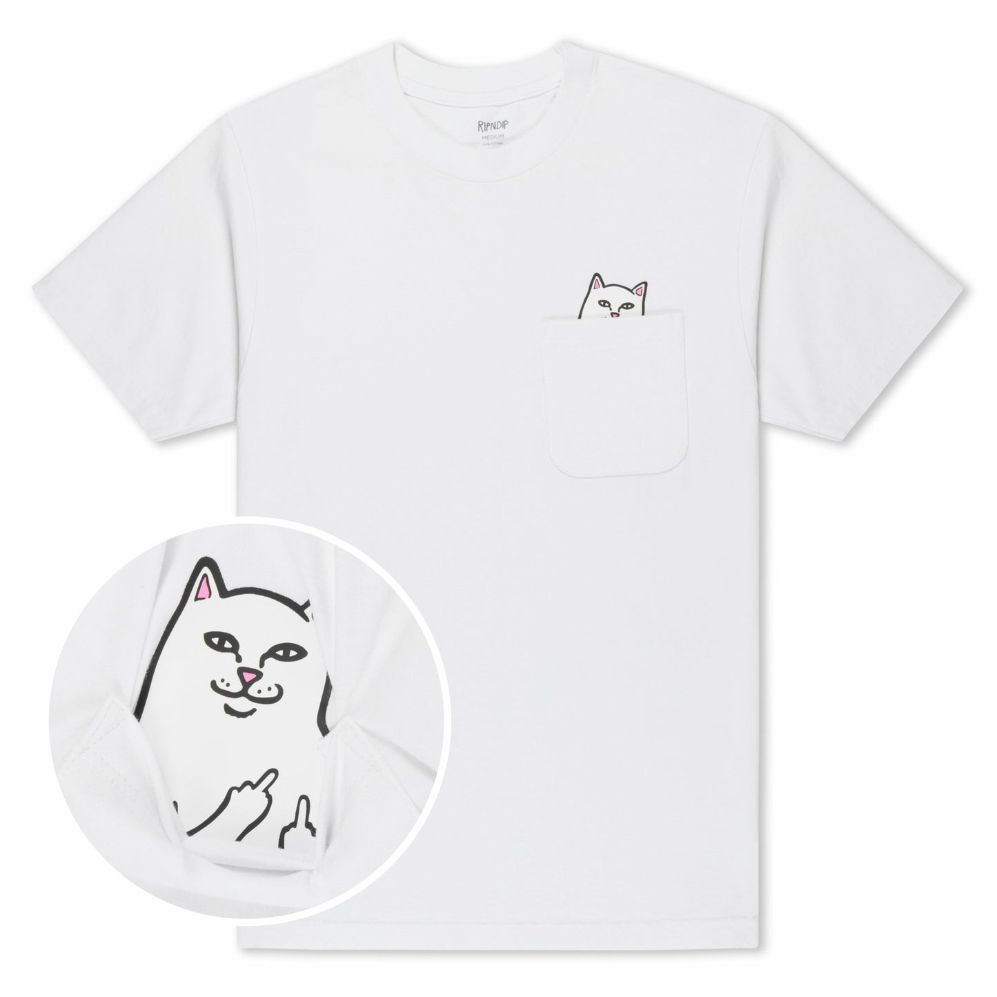 Lord Nermal Pocket Tee (White) - Ripndip