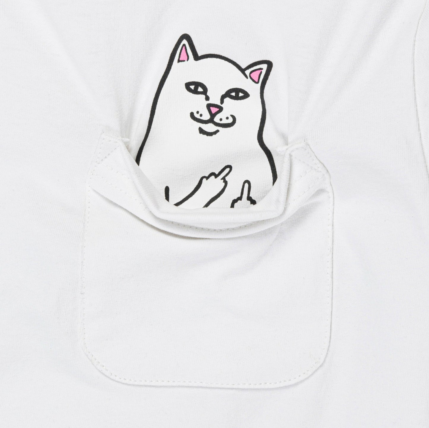 Lord Nermal Pocket Tee (White) - Ripndip