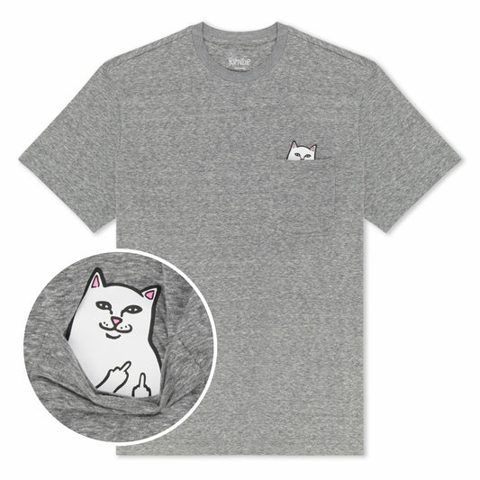 Lord Nermal Pocket Tee (Heather Grey) - Ripndip