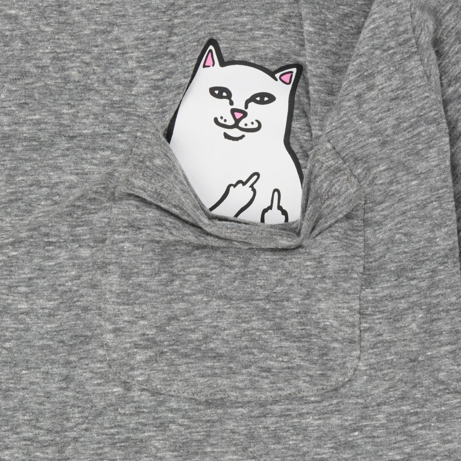 Lord Nermal Pocket Tee (Heather Grey) - Ripndip