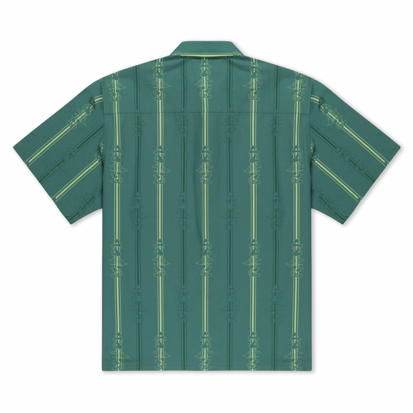 Melted Striped Button Up (Teal) - Ripndip