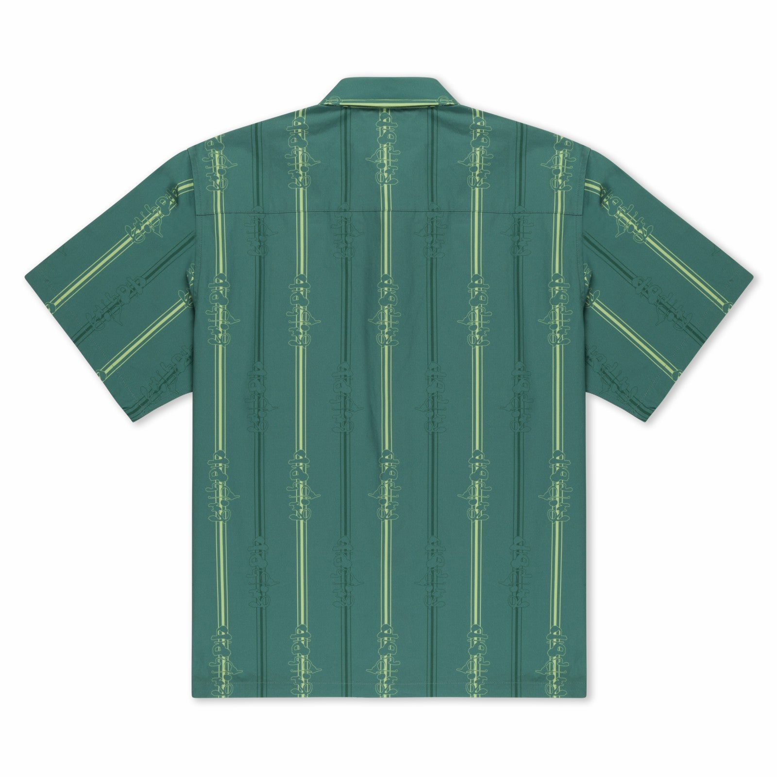 Melted Striped Button Up (Teal) - Ripndip