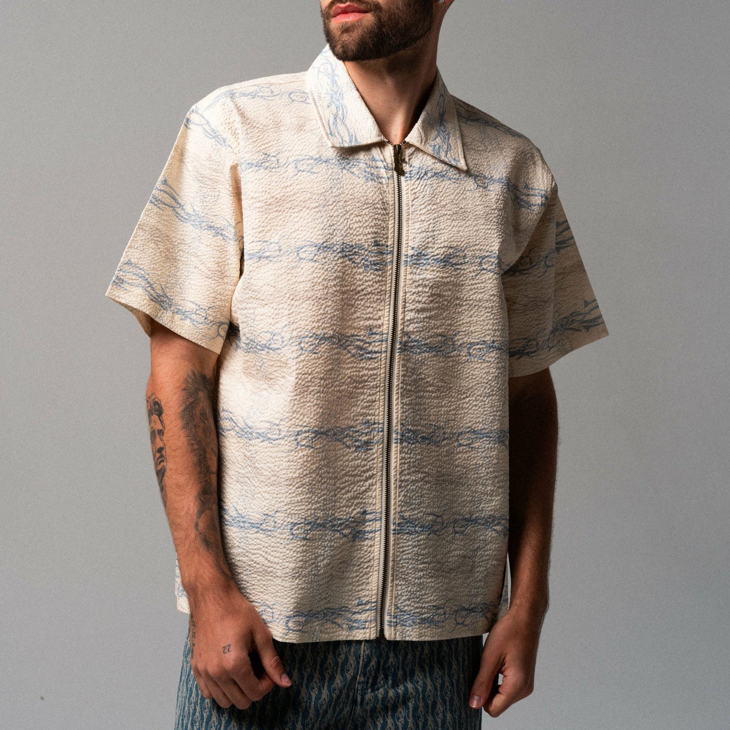 Crosswired ZipUp (White) - Ripndip
