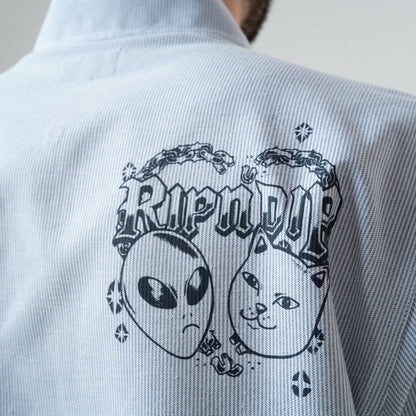 Westside Quarter Zip Shirt (Navy ) - Ripndip