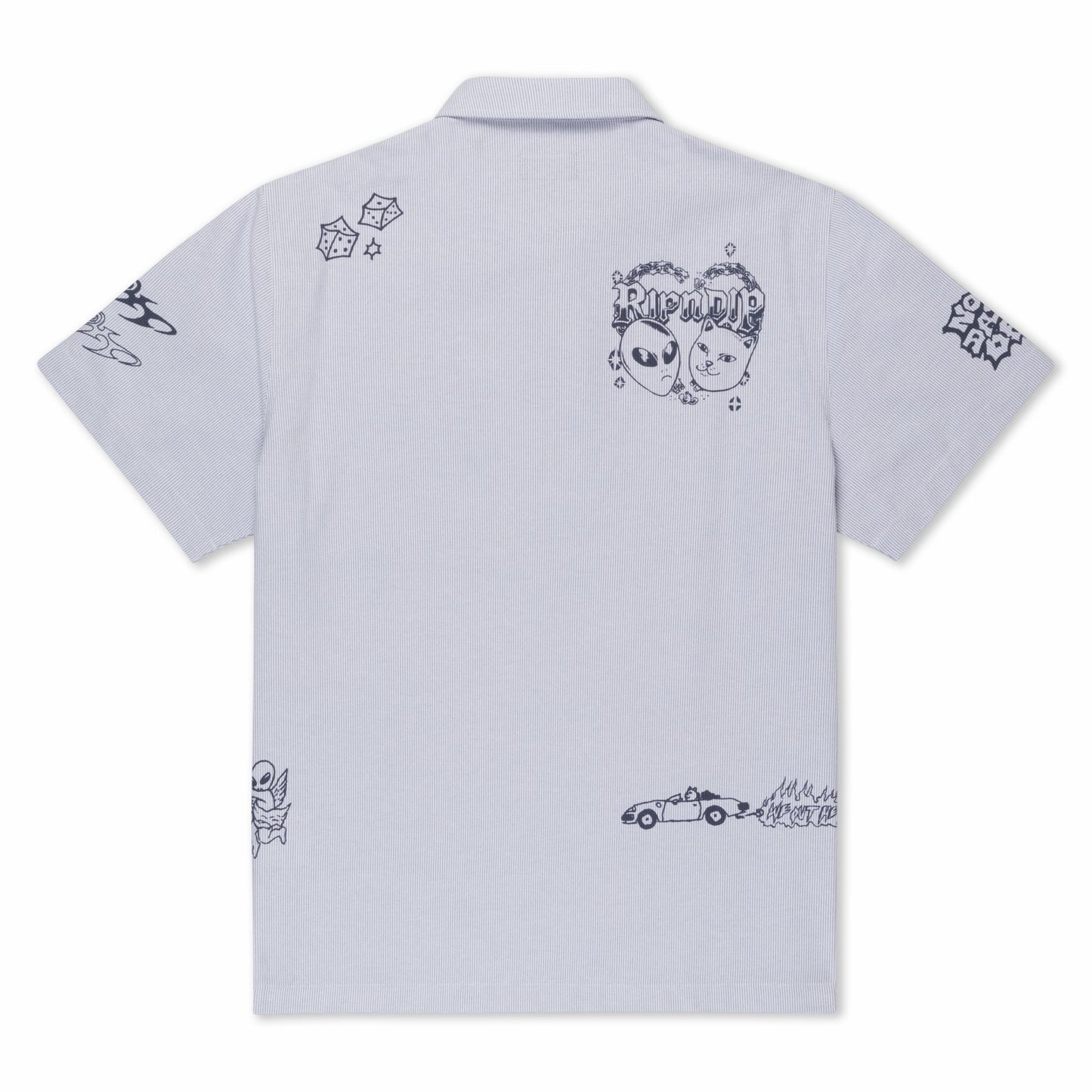 Westside Quarter Zip Shirt (Navy ) - Ripndip