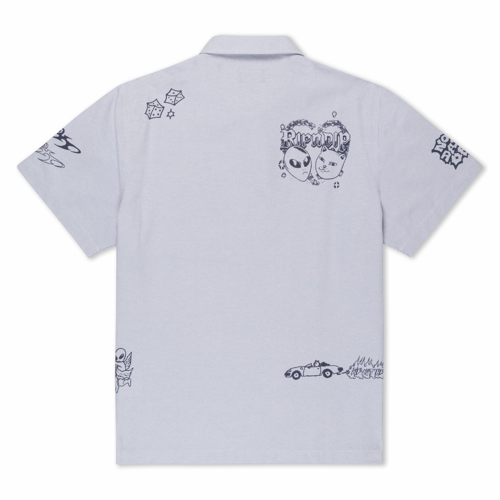 Westside Quarter Zip Shirt (Navy ) - Ripndip
