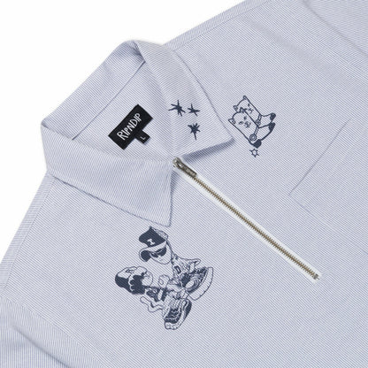 Westside Quarter Zip Shirt (Navy ) - Ripndip